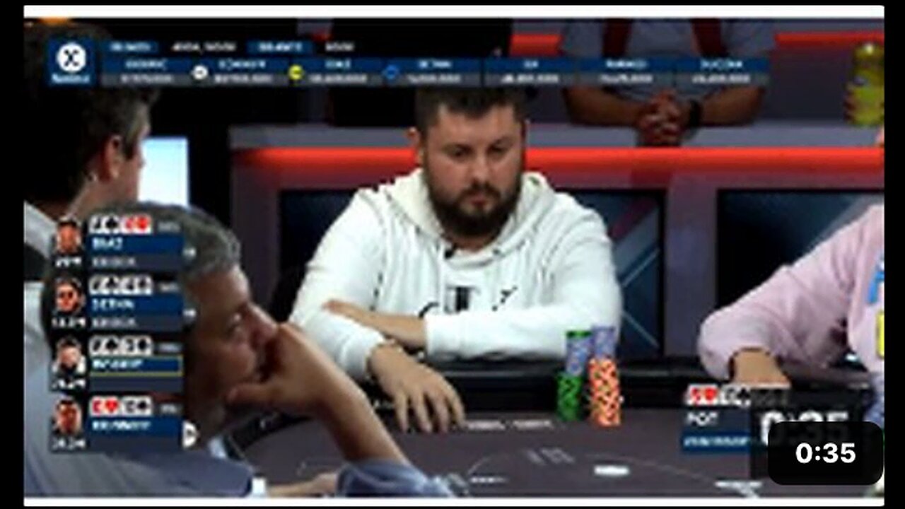 Watch: World Series Poker player caught on mic talking about side effects from the jab