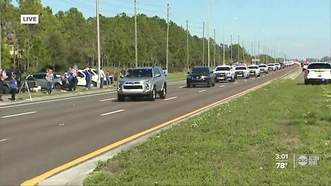 Funeral service and procession held for fallen Pinellas Deputy Michael Magli