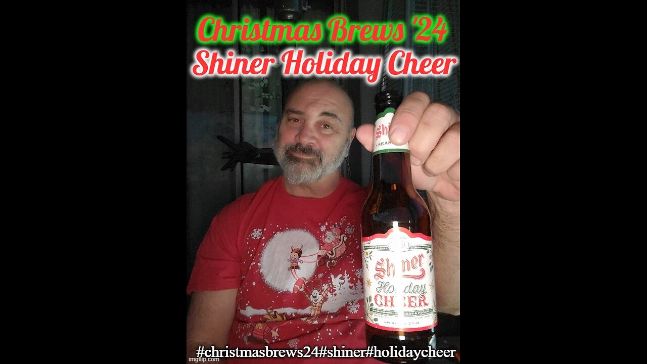 Christmas Brews '24: Shiner Holiday Cheer Peach Pecan Dunkleweizen 3.5