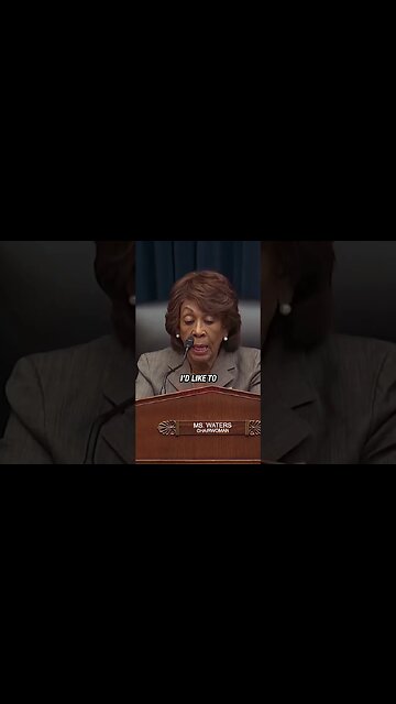 YIKES: Maxine Waters CAUGHT trying to cut hearing before Republican can ask questions