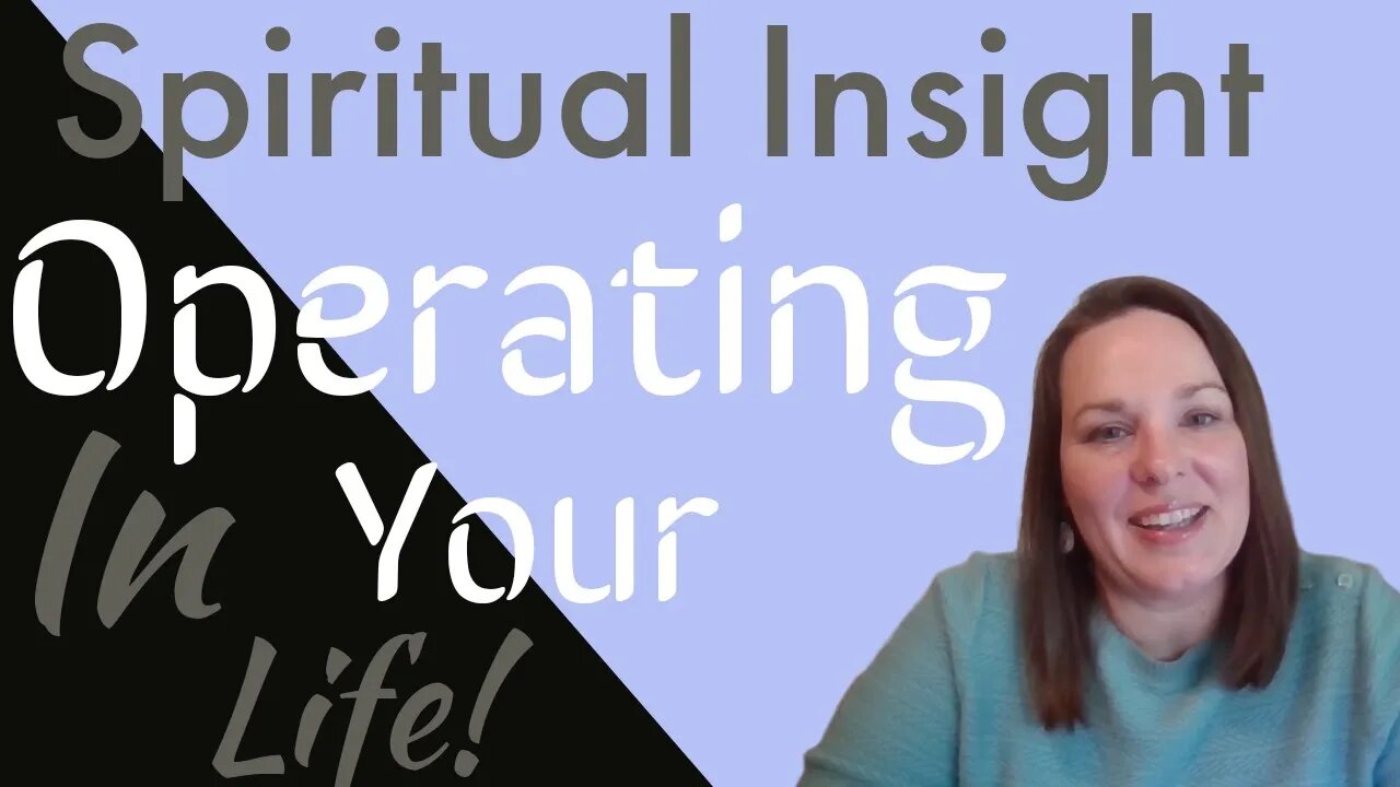 Spiritual Insight Operating in Your Life? #shorts #holyspirit #chritian