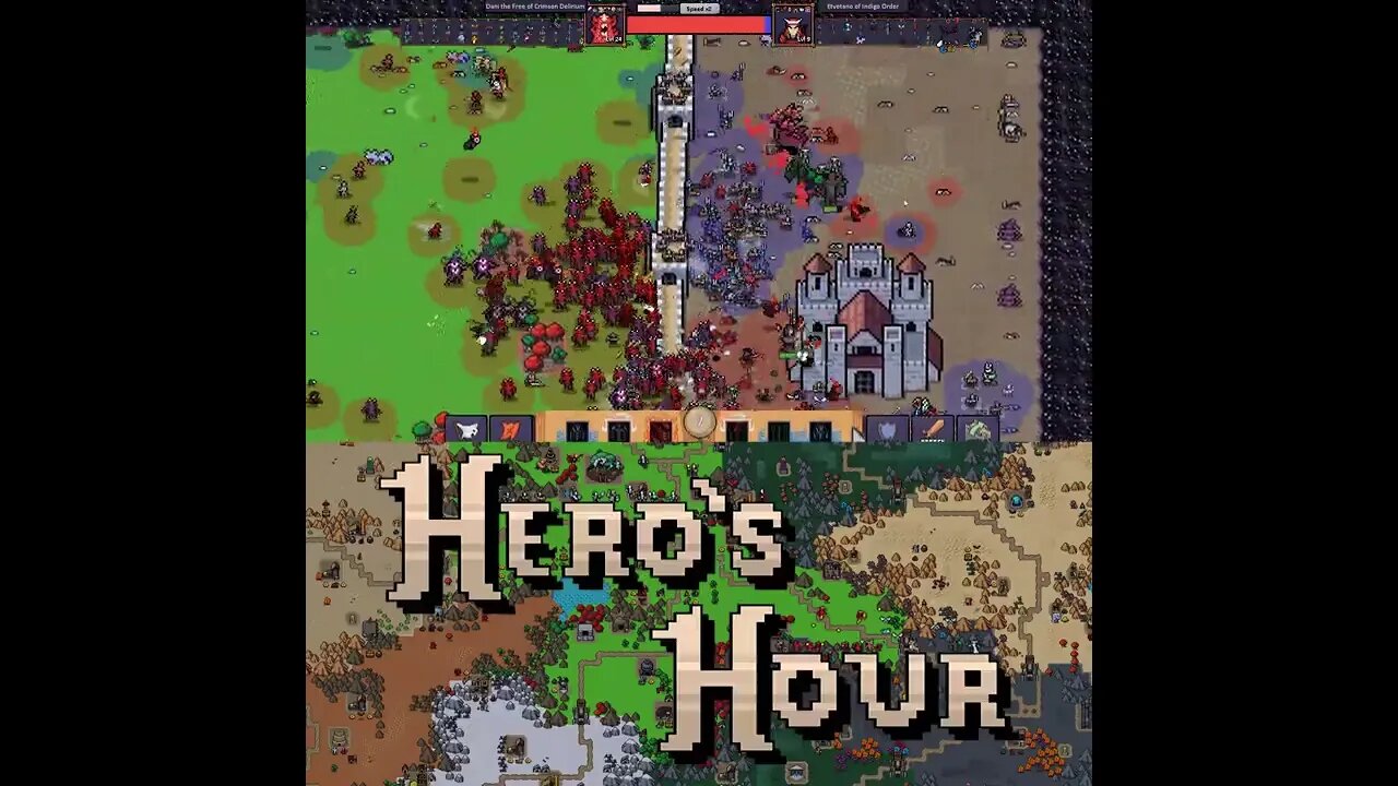 Watch What Happens When Hundreds of Units Storm This Town! [Hero's Hour]