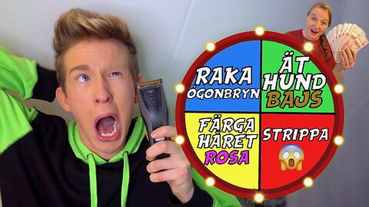 Snurrar HJULET och gör ALLT det landar på - VINN 10 000 KR Challenge