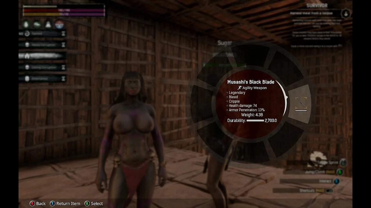 Conan Exiles, beginners guide, get the, Legendary, Musashi Black Blade, Bouncing, Busty, Boobs,