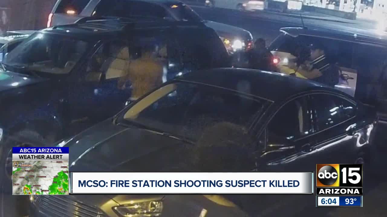 MCSO: Fire station shooting suspect killed