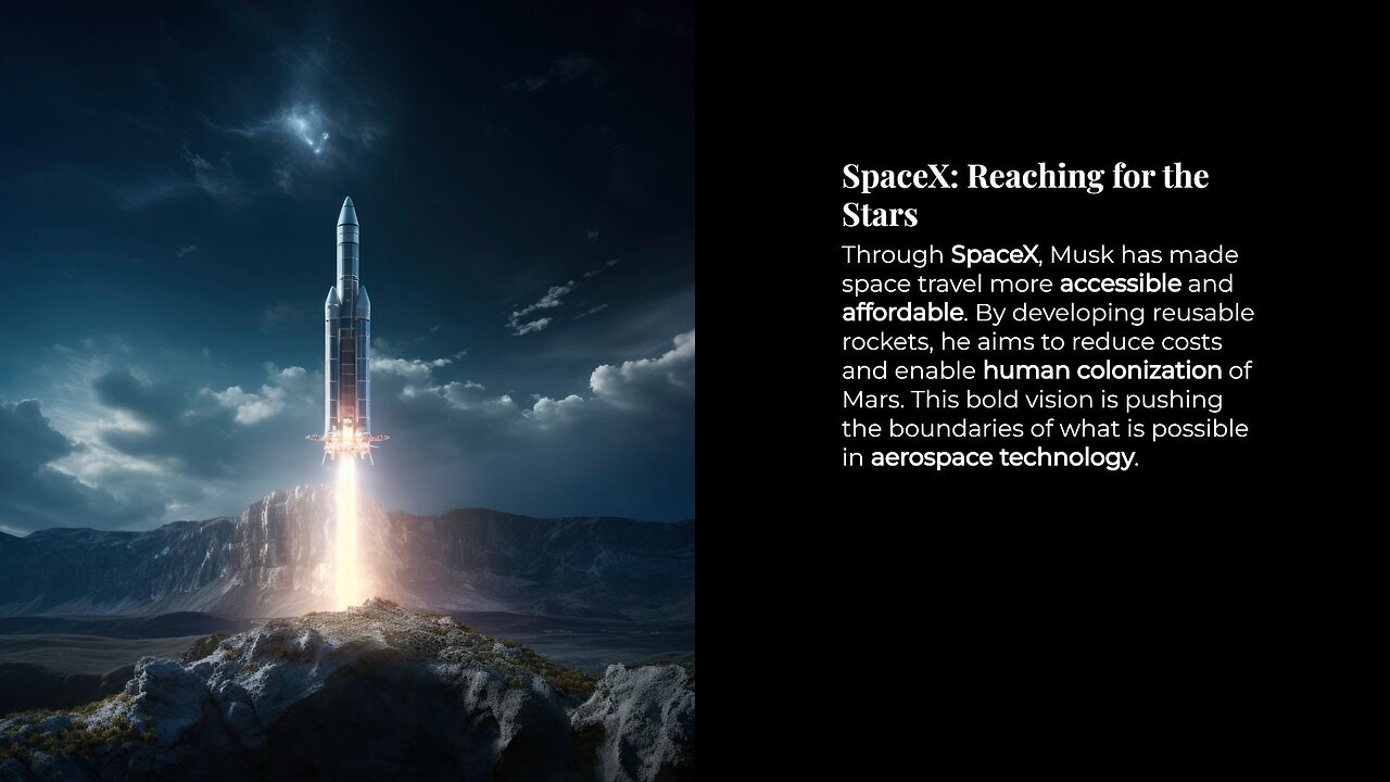 Elon Musk: The Innovator Shaping Our Tomorrow