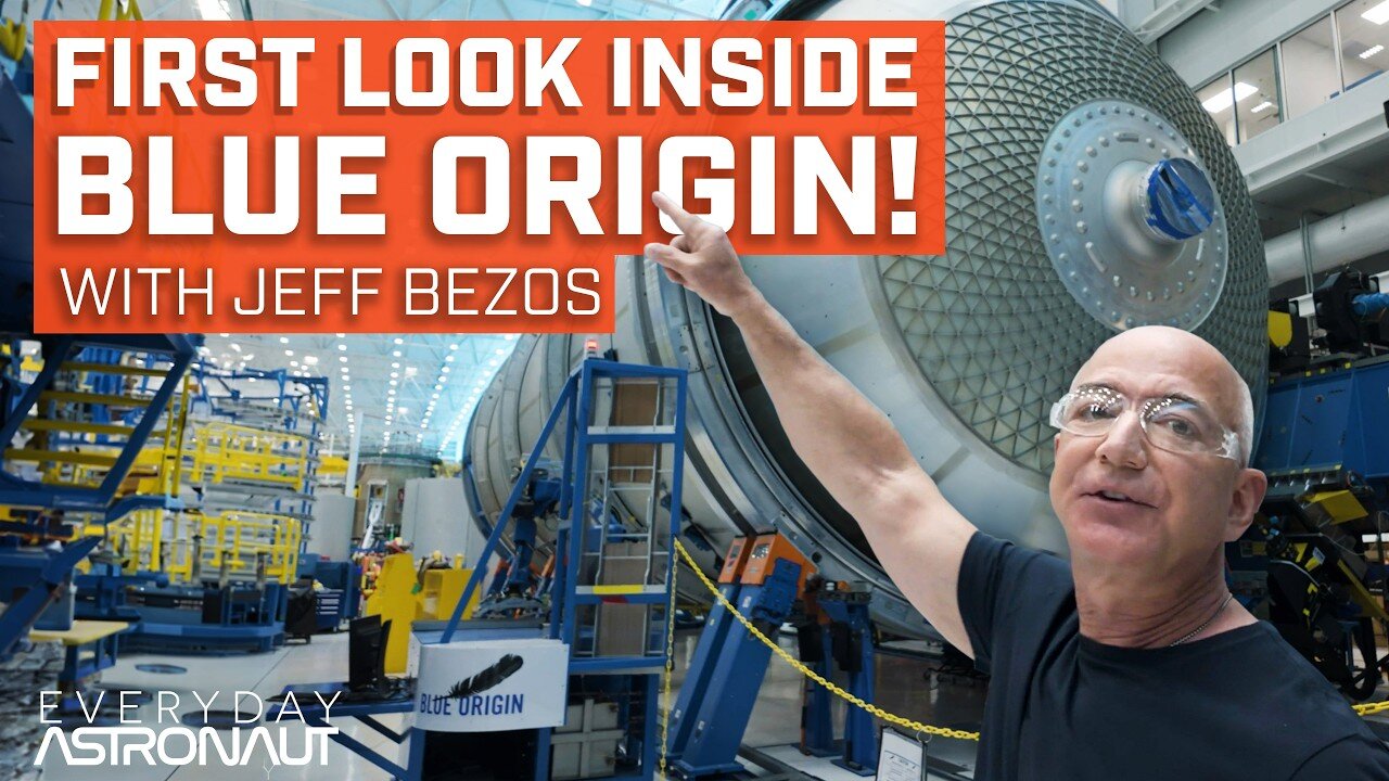 First Look Inside Blue Origin's New Glenn Factory w/ Jeff Bezos!