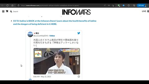 Muslim migrant in Japan vandalized shrines.