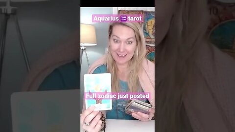 Aquarius ♒️ tarot feom full zodiac reading #aquarius #tarot