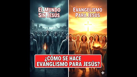 ¿Cómo se hace evangelismo para Jesús – Método bíblico para compartir el Evangelio 🇪🇸