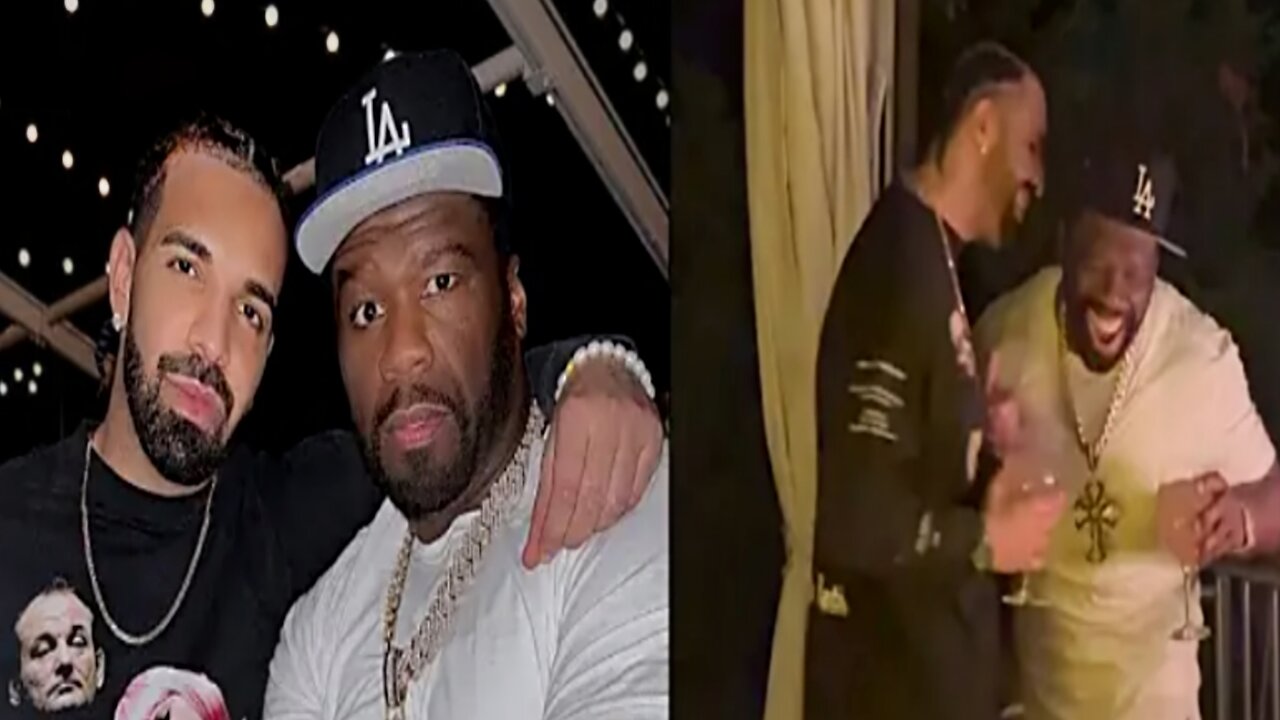 Drake Links Up Wit 50 Cent In Toronto After Watching His Dad Dennis Perform! 🎤