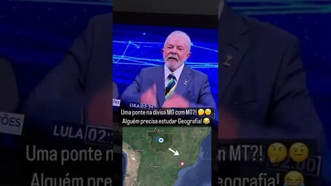 Lula mente ao vivo sobre ter feito ponte em debate