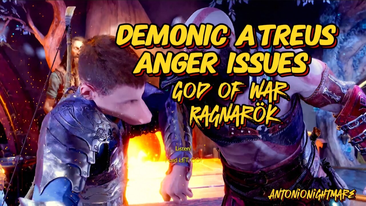 God of War Ragnarök Clip - Atreus is the most annoying & demonic kid. Worst GOD! I did enjoy Sindri getting Knock Out!