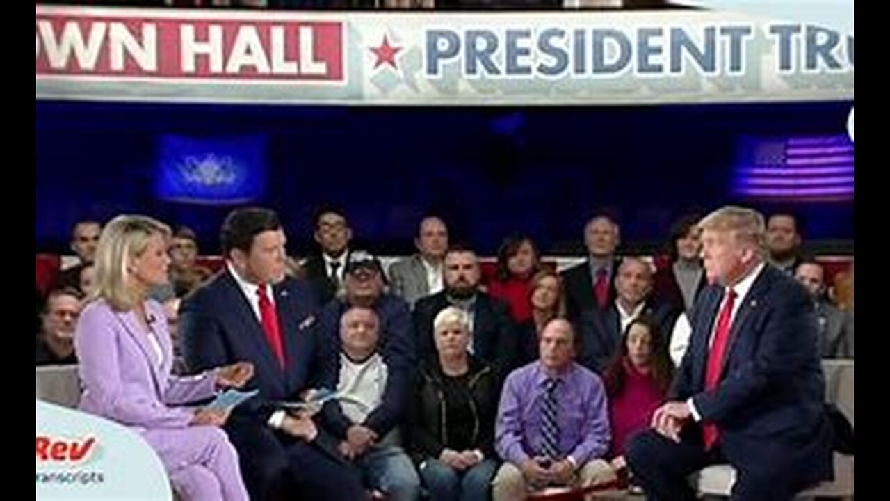 WATCH: Trump Takes On Audience Questions at Fox News Town Hall Event