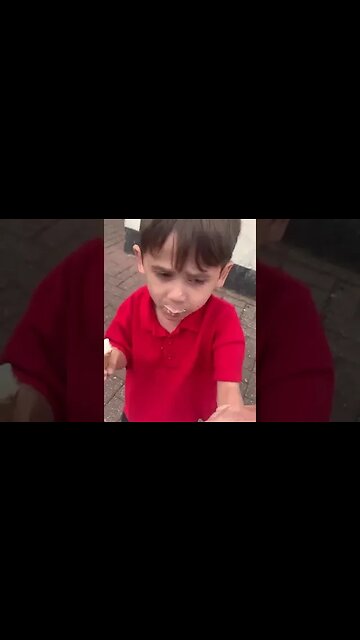 Baby Drei eats the icecream of his big sister Abi too- he is a icecream lover #babyboy #icecream