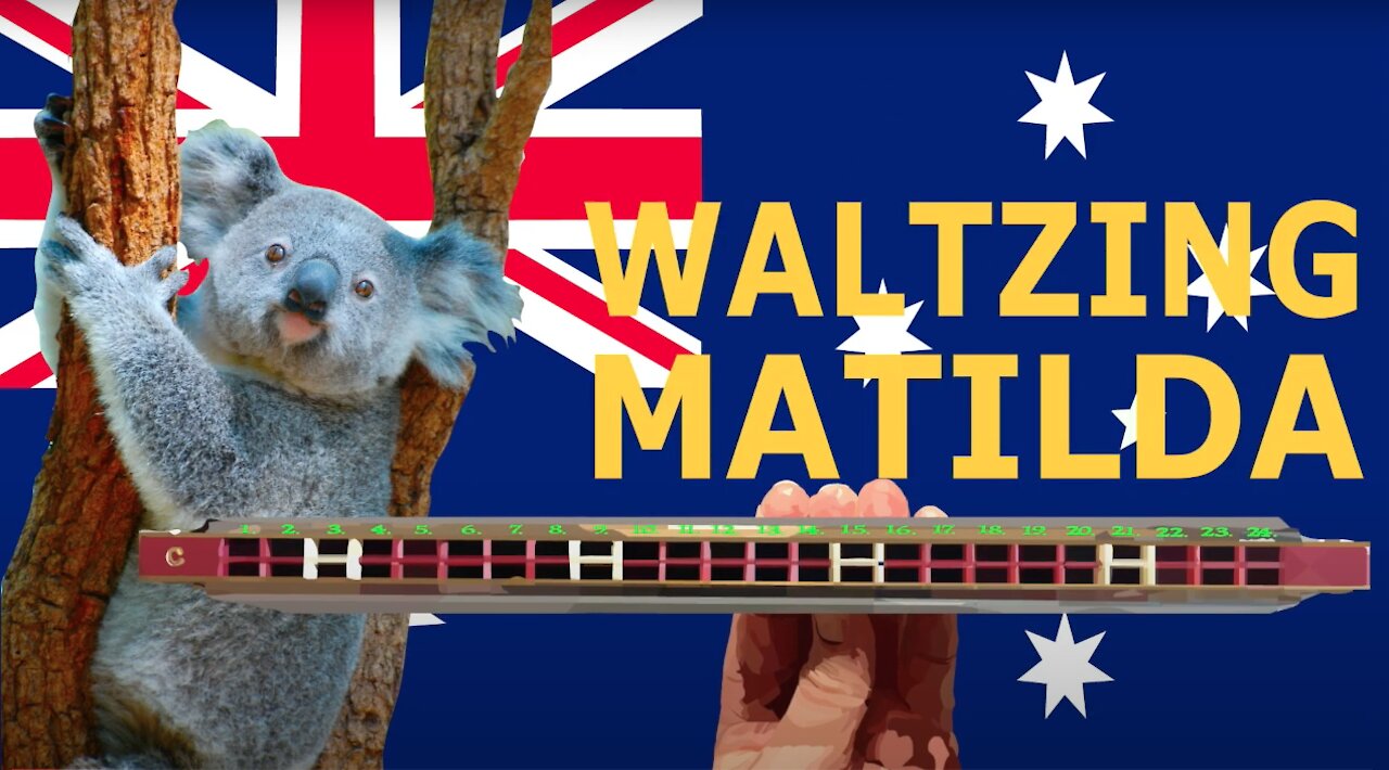 How to Play Waltzing Matilda on a Tremolo Harmonica with 24 Holes