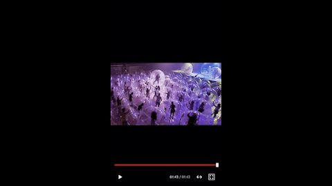People in bubbles for a concert?