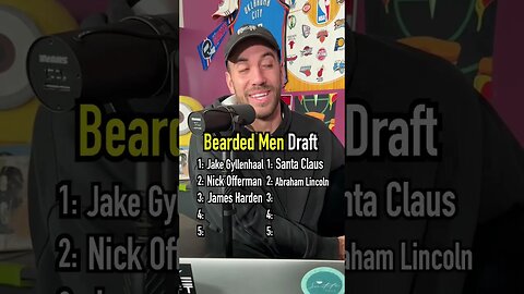 The BEARED MEN Draft!! Can Zach Recover From a Tough Start? #shorts