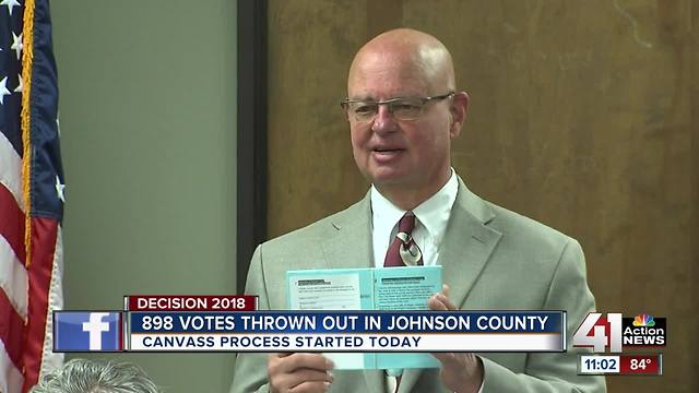 898 votes thrown out in Johnson County