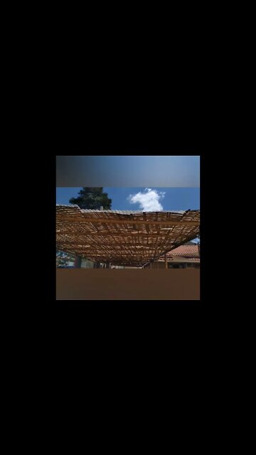 cobertura para bar de bambu #shorts