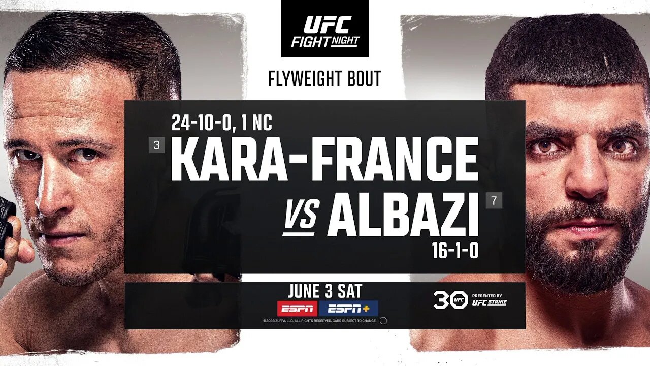 UFC Vegas 74: Kara-France vs Albazi - June 3 | Fight Promo