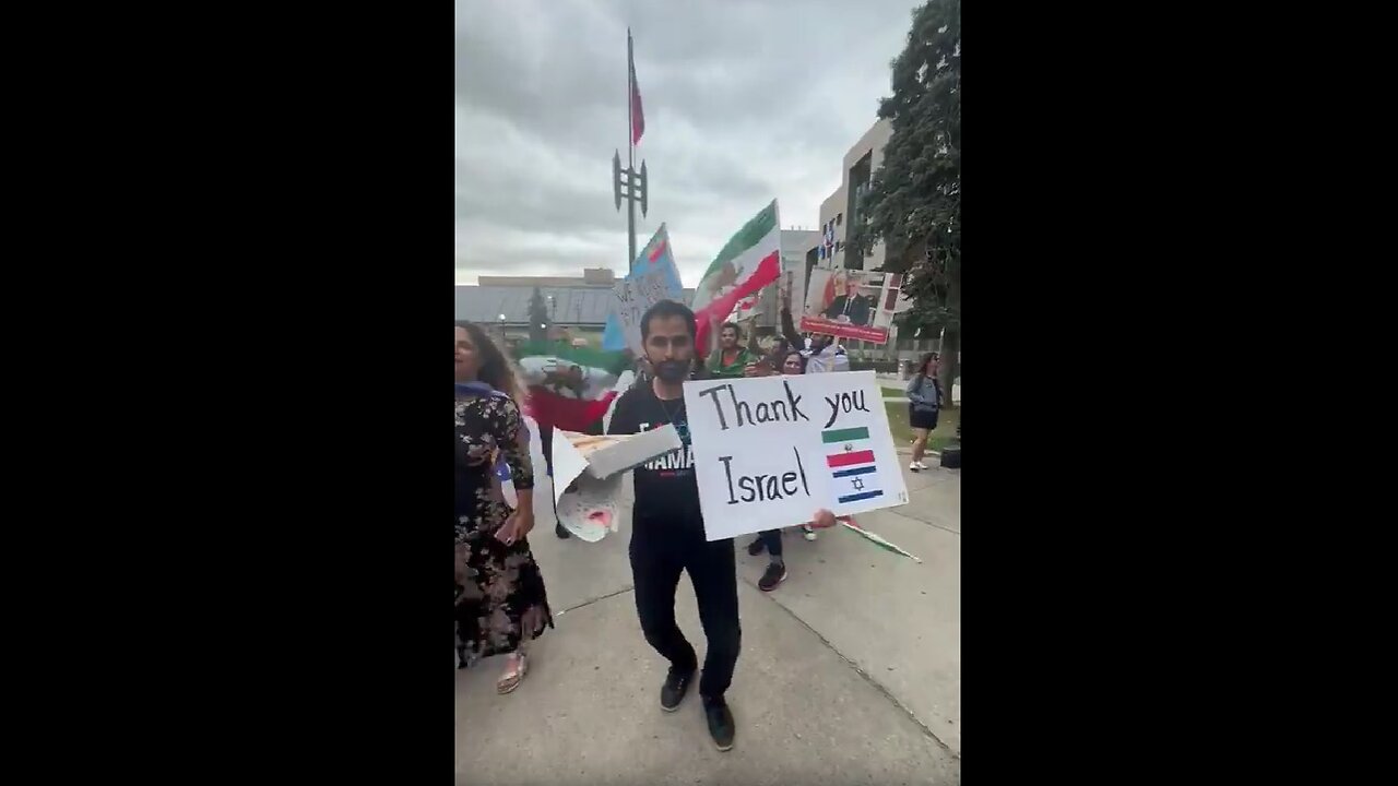 Jewish and Iranian Canadians celebrated in Toronto yesterday as news broke of...