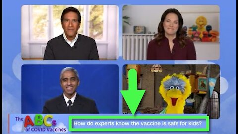 Sesame Street asking "experts" about the vaccine safety (Couple of years?)