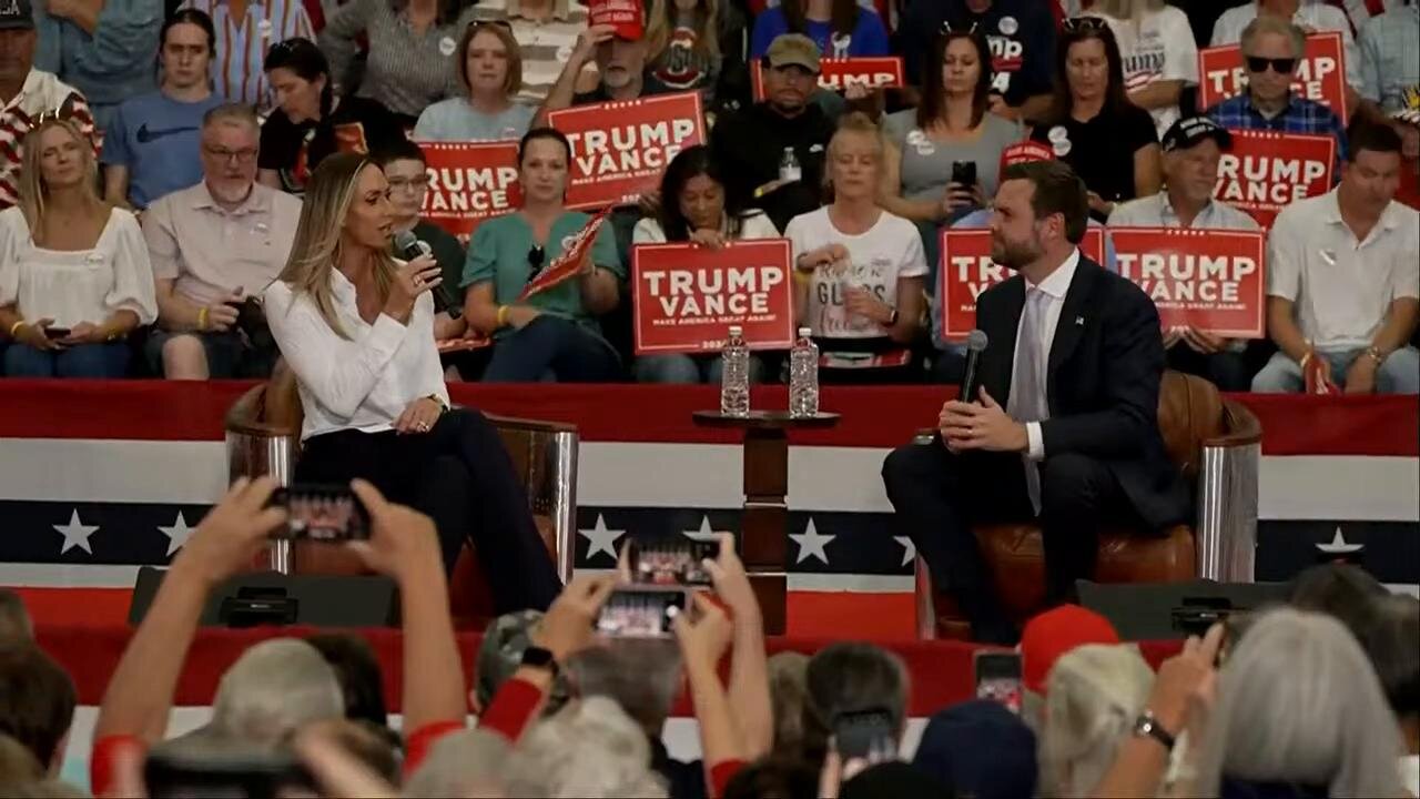JD Vance holds a town hall in Monroe, NC less than 2 weeks before Election Day