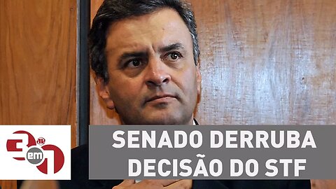 Senado derruba decisão do STF e devolve mandato a Aécio Neves