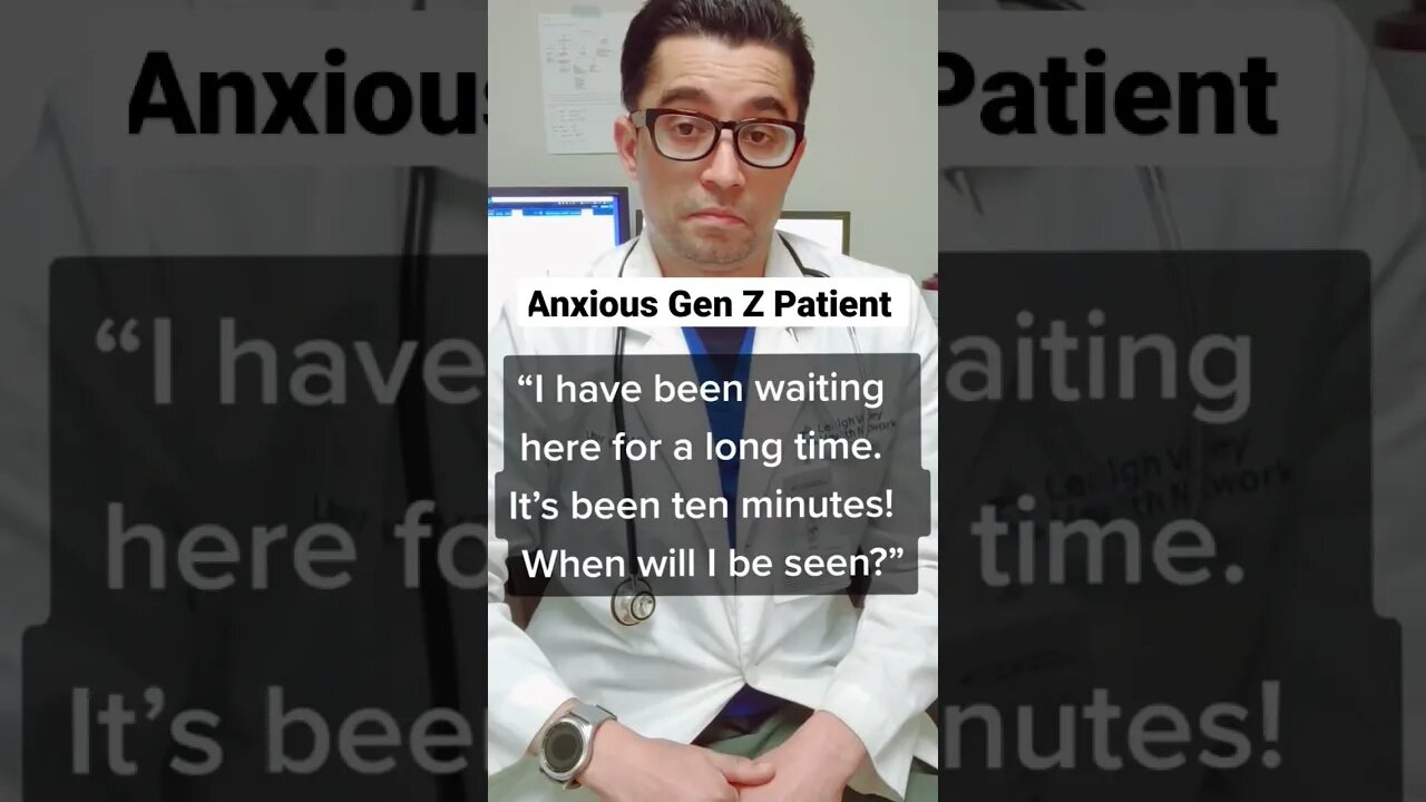 A Day at the Doctor's office. Have patience guys! Gen Z Memes