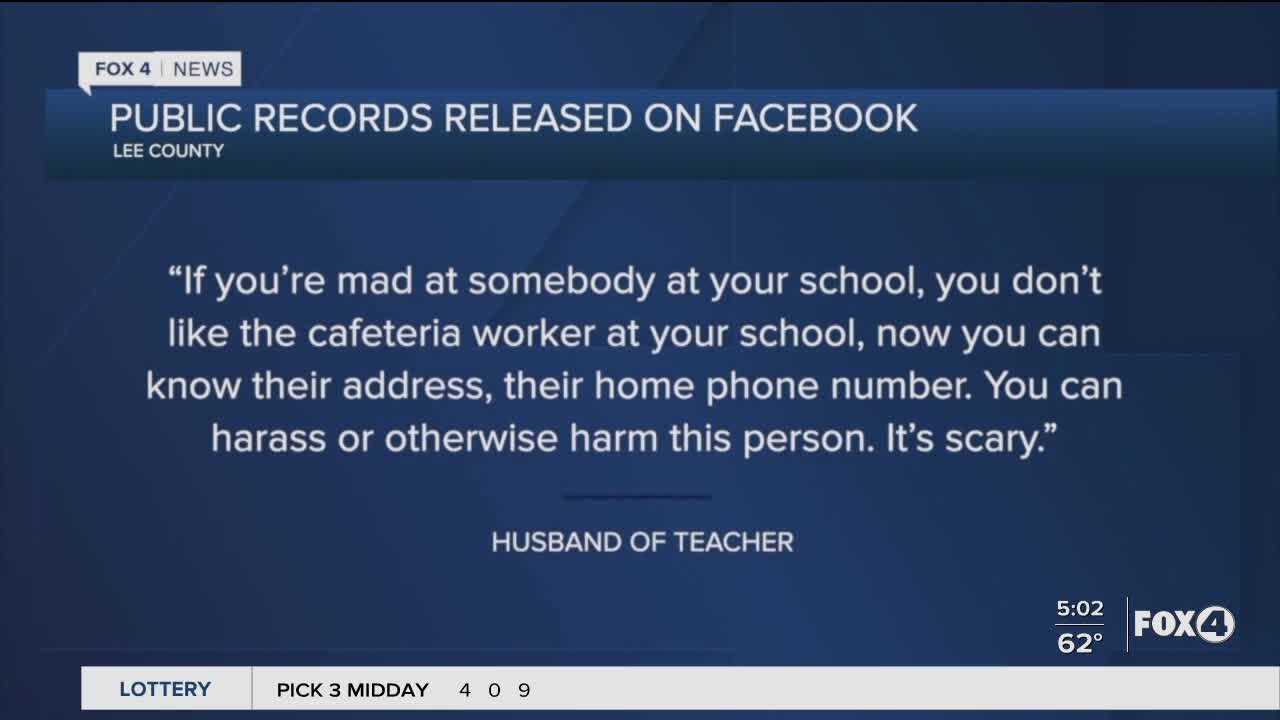 School teacher information released