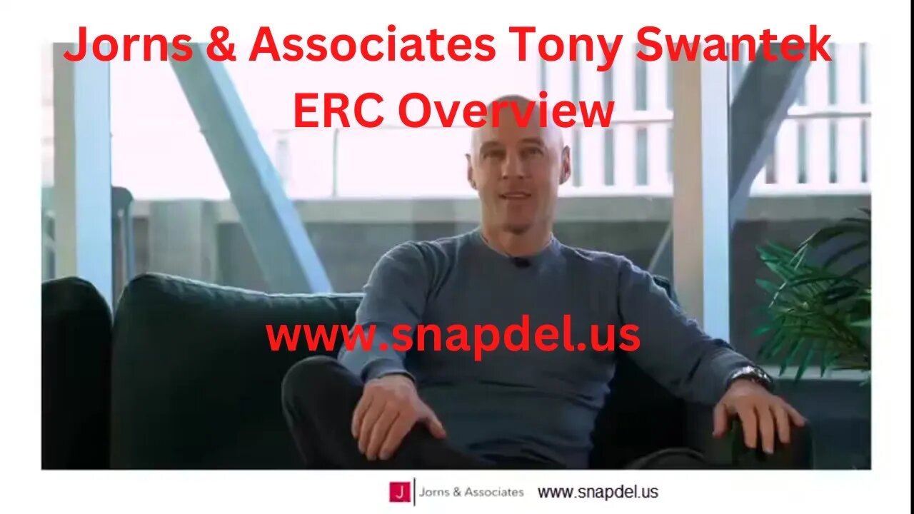 Jorns & Associates Tony Swantek ERC Overview