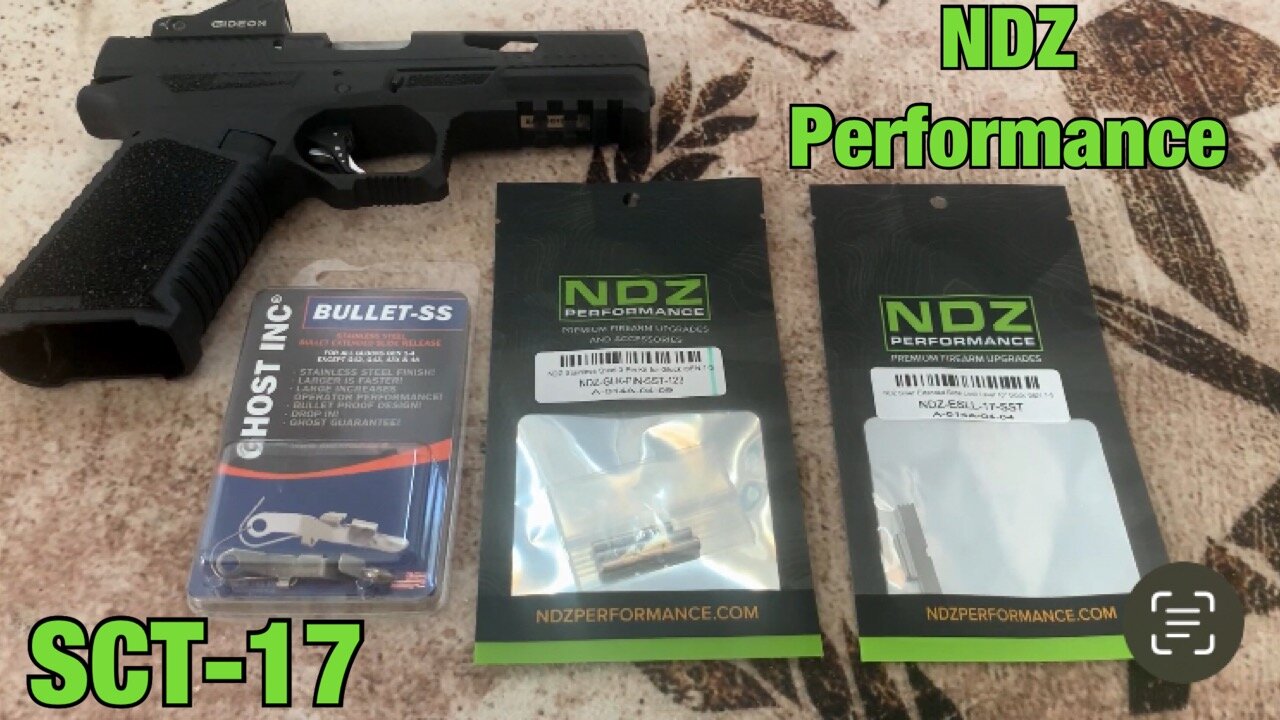 Adding NDZ Performance Upgrade Pins, Slide Lock, & Takedown Lever Kit - SCT 17 Build Part 5