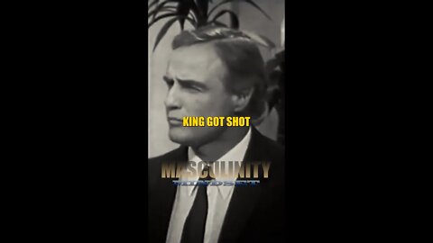 Marlon Brando on Martin Luther kings Assassination #shorts