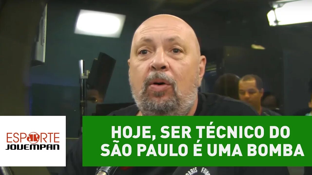 "Hoje, ser técnico do São Paulo é uma bomba", diz Nilson Cesar