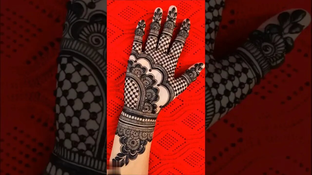 Front hand mehndi design | Bridal mehndi design | Mehndi design for beginners | Easy mehndi design