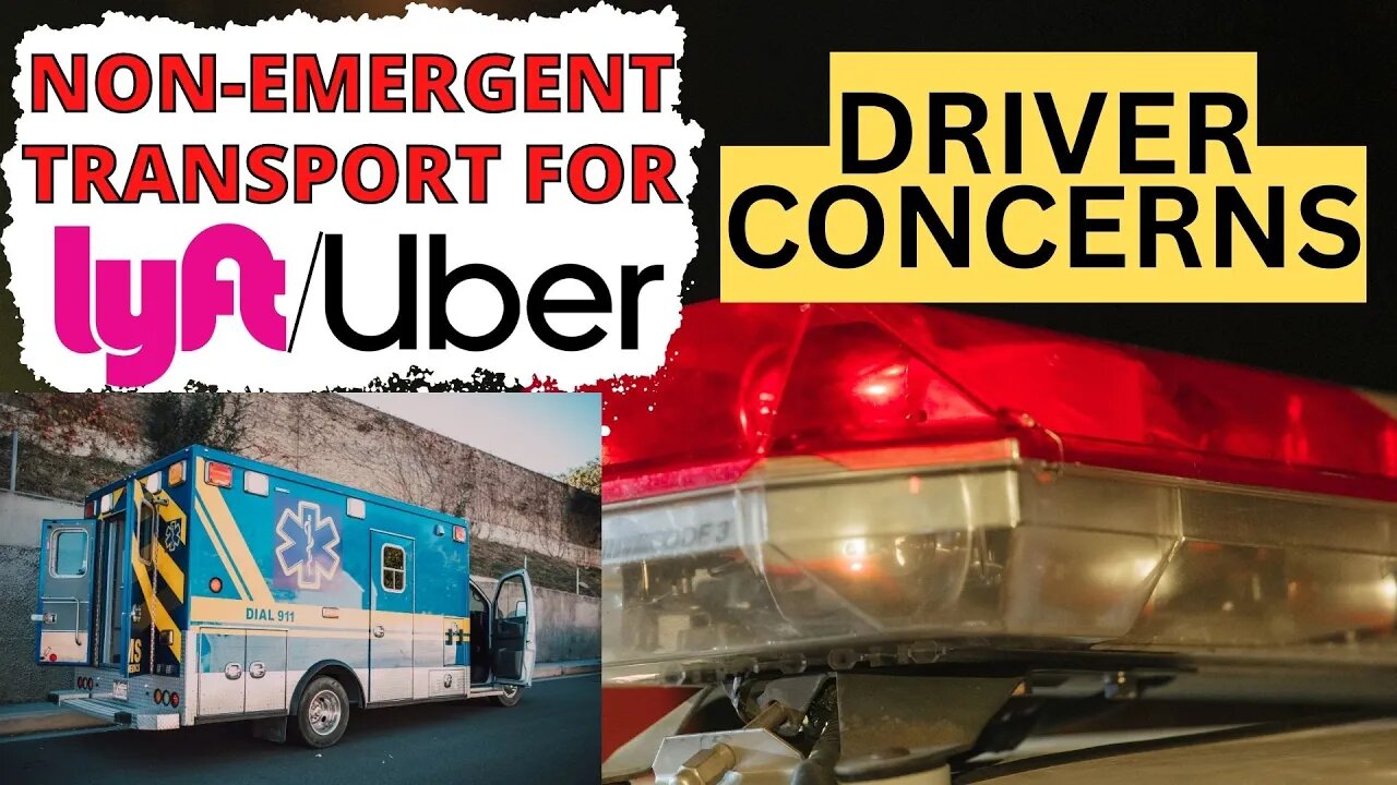 MEDICAL RIDES On Uber And Lyft WORTH IT? What It's Like For Drivers And Their Concerns (NEMT)