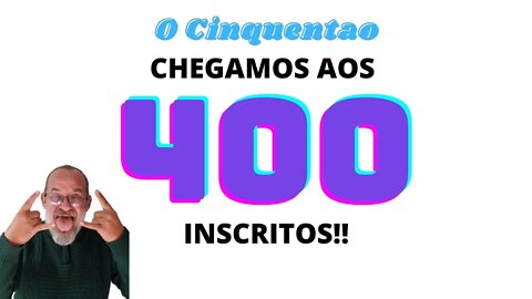 CHEGAMOS AOS 400 INSCRITOS! #ocinquentao #motos #carros