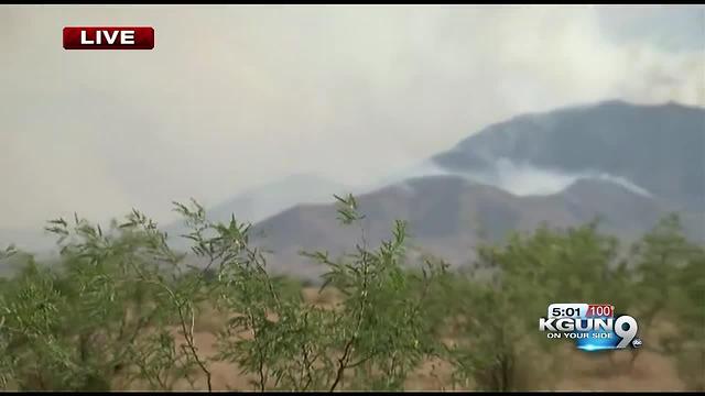 Lizard Fire causes evacuations in Dragoon, residents asked to evacuate