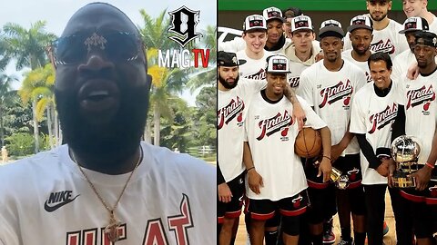 Rick Ross Reacts To The Miami Heat Game 7 Victory Over The Boston Celtics! 🏀