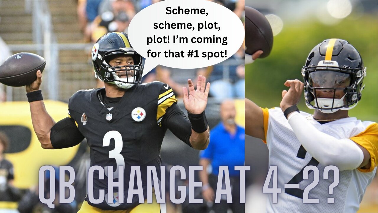 Should Russell Wilson take over as starting QB for the Steelers now that he's healthy?