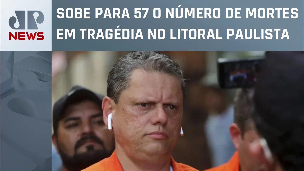 Tarcísio: "Estamos procurando locais seguros para novas moradias"