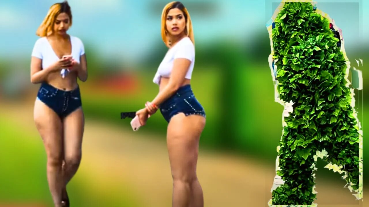 BUSHMAN PRANK!! Everyone got SCARED!! She had a Heart ATTACK!!