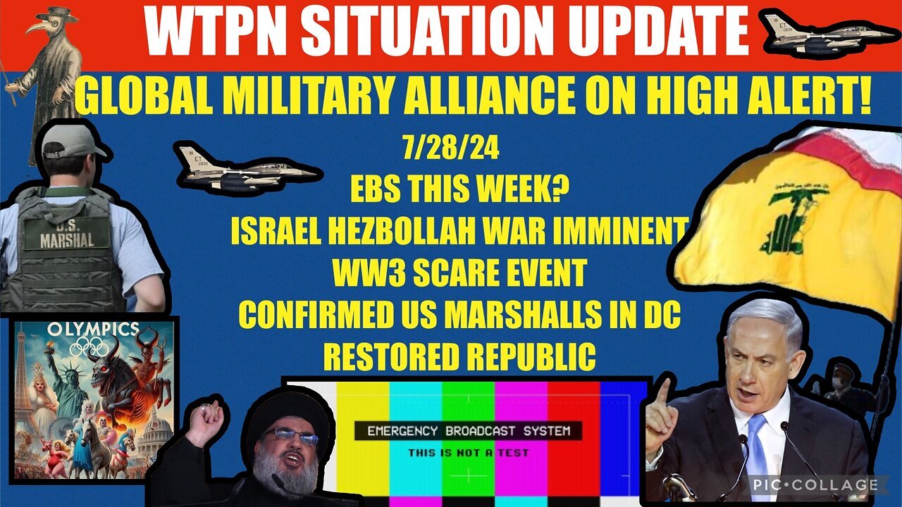 SITUATION UPDATE: EBS, ISRAEL HEZBOLLAH WAR, VT INTEL, ARRESTS - 7/28/2024