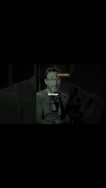 Simon Sinek All good things come with a COST, that's a fact!