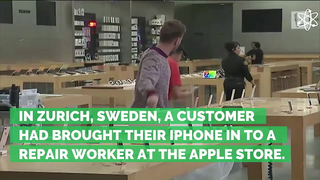 iPhone ‘Explodes’ in Hands of Employee at Apple Store, Injuring Seven People