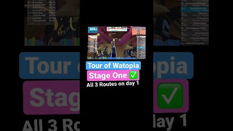 Tour of Watopia 2023 Stage 1 Zwift DINOSAUR Costume 🦖