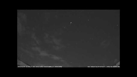 UFOCAPTURE HD - False detection (Iridium Flare Satellite)