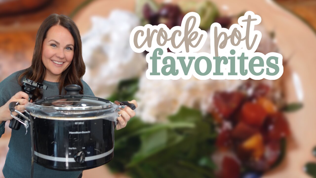 CROCK POT FAVORITES | SLOW COOKER FAVORITES | EASY RECIPES