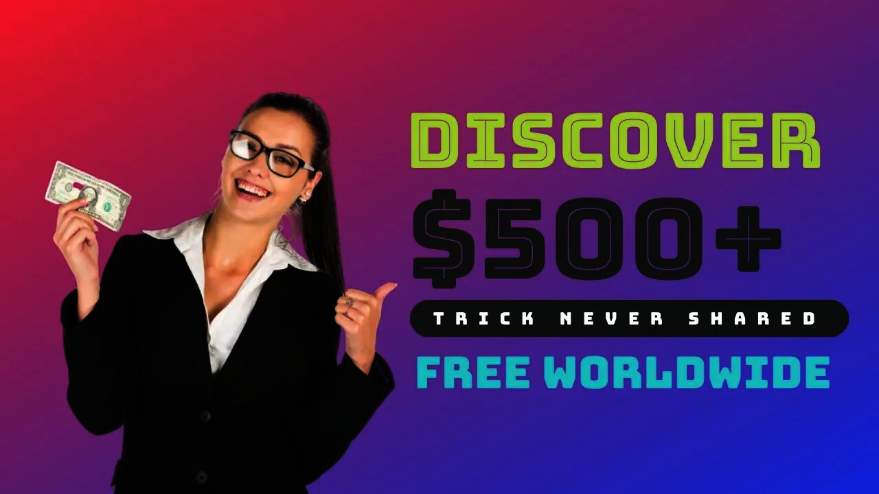 Discover How To Earn $500+ With This Simple Trick, Clickbank Affiliate Marketing, Free Traffic